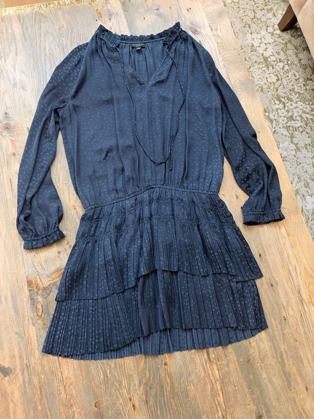 EUC-Current Air Navy Mini Star Dress